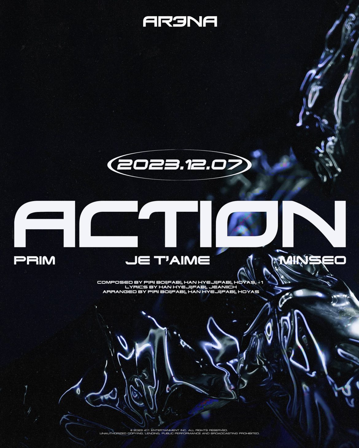 “AR3NA” คัมแบ็ค!! “ACTION” พร้อมชนไม่สนใจใครเร็ว ๆ นี้