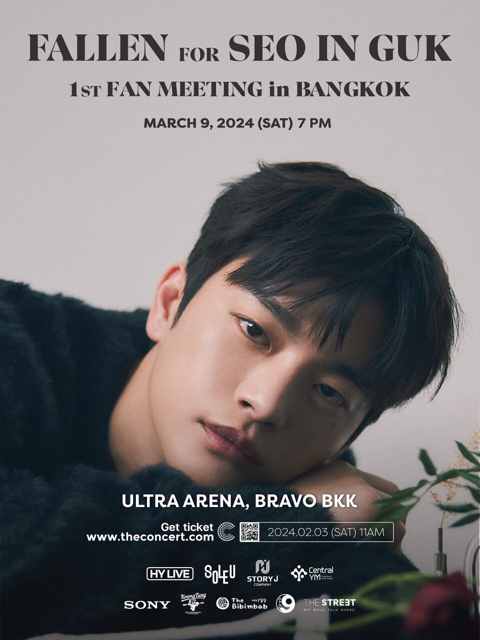 ประกาศเพิ่ม Benefit Spacial Fan ฟินเต็มแม็กซ์!   “FALLEN FOR SEO IN GUK 1st FAN MEETING in BANGKOK”  แจ้งเปลี่ยนแปลงสถานที่จัดงาน ให้ใกล้ชิดขึ้นกว่าเดิม