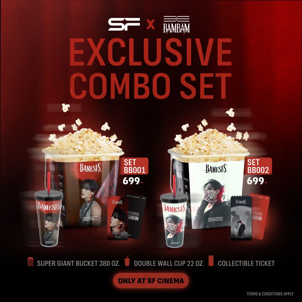 ครั้งแรกกับคอมโบเซ็ตสุดเอ็กซ์คลูซีฟของ “แบมแบม” (BamBam)” กับ “SF x BAMBAM EXCLUSIVE COMBO SET” พร้อมแล้วที่ เอส เอฟ ทั่วประเทศ !!!