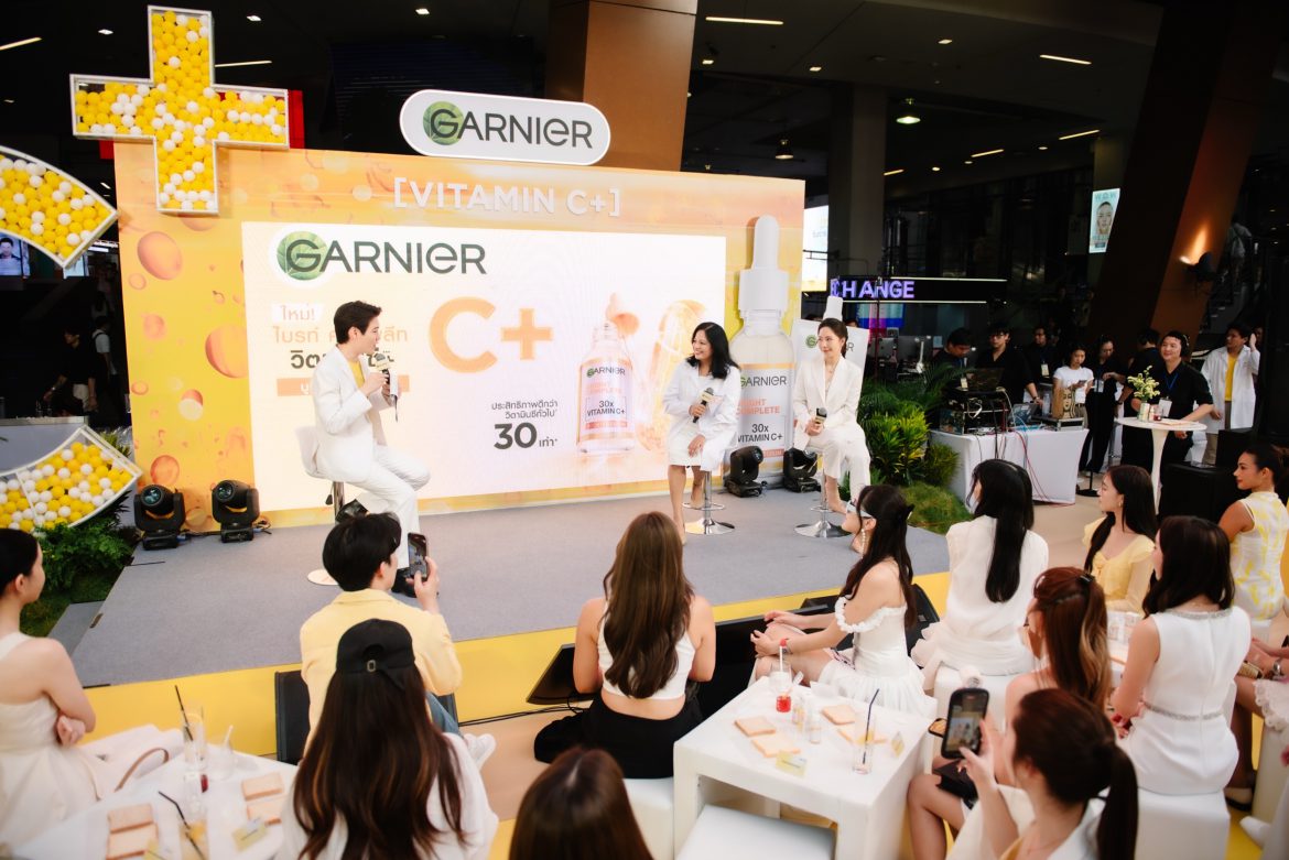 พลิกโฉมวงการวิตซี Garnier ด้วยเซรั่มวิตซีสูตรใหม่ ในงานอีเวนต์สุดคูลสู่ยุคใหม่ของวงการวิตซี ไบรท์จริง ไวจัด ตัวจบในขวดเดียว