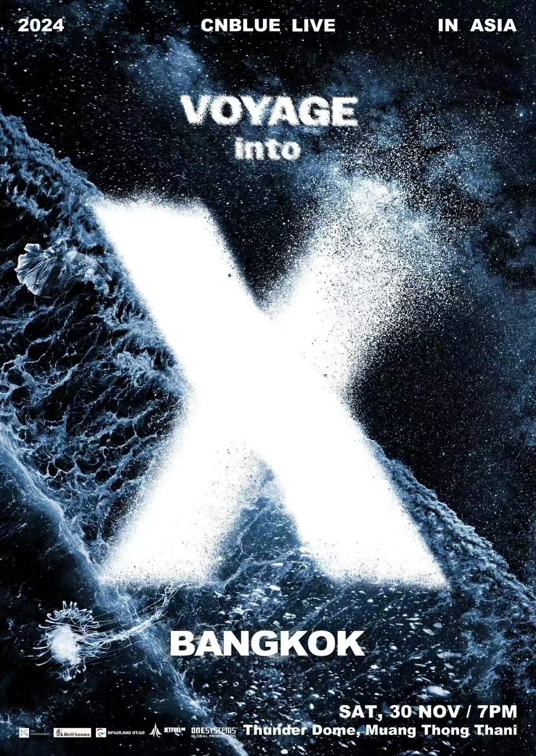 CNBLUE เตรียมมาระเบิดความมันส์แบบจุใจกว่า 3 ชั่วโมงเต็มๆ ในคอนเสิร์ต “CNBLUE LIVE – VOYAGE into X IN BANGKOK” บ๊อยซ์ไทยไม่ควรพลาด!! ซื้อบัตรได้ถึง 31 ตุลาคมนี้เท่านั้น!!